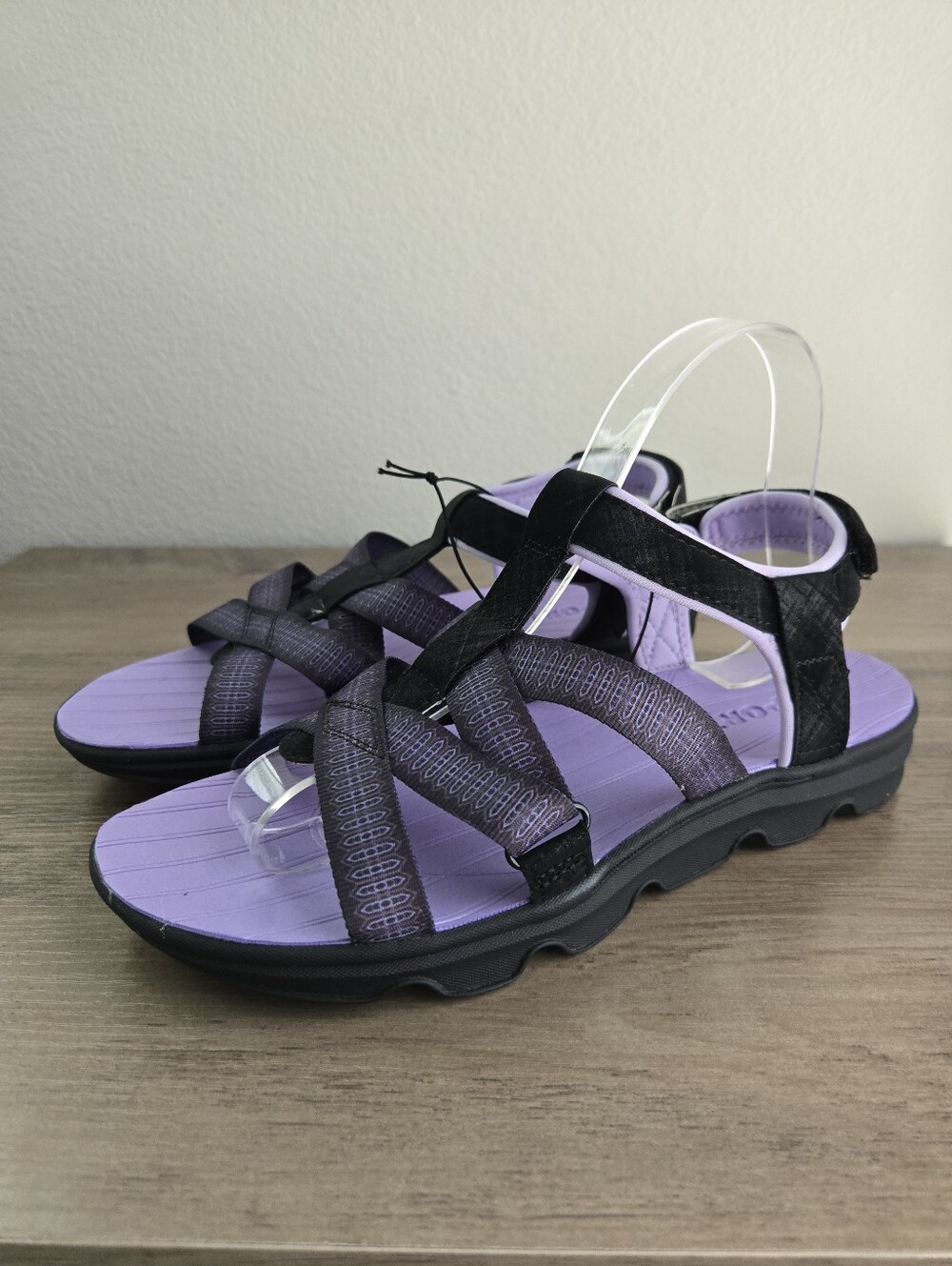 Jsport by Jambu Kaia Sandals Sporty Black/Purple Size 8M